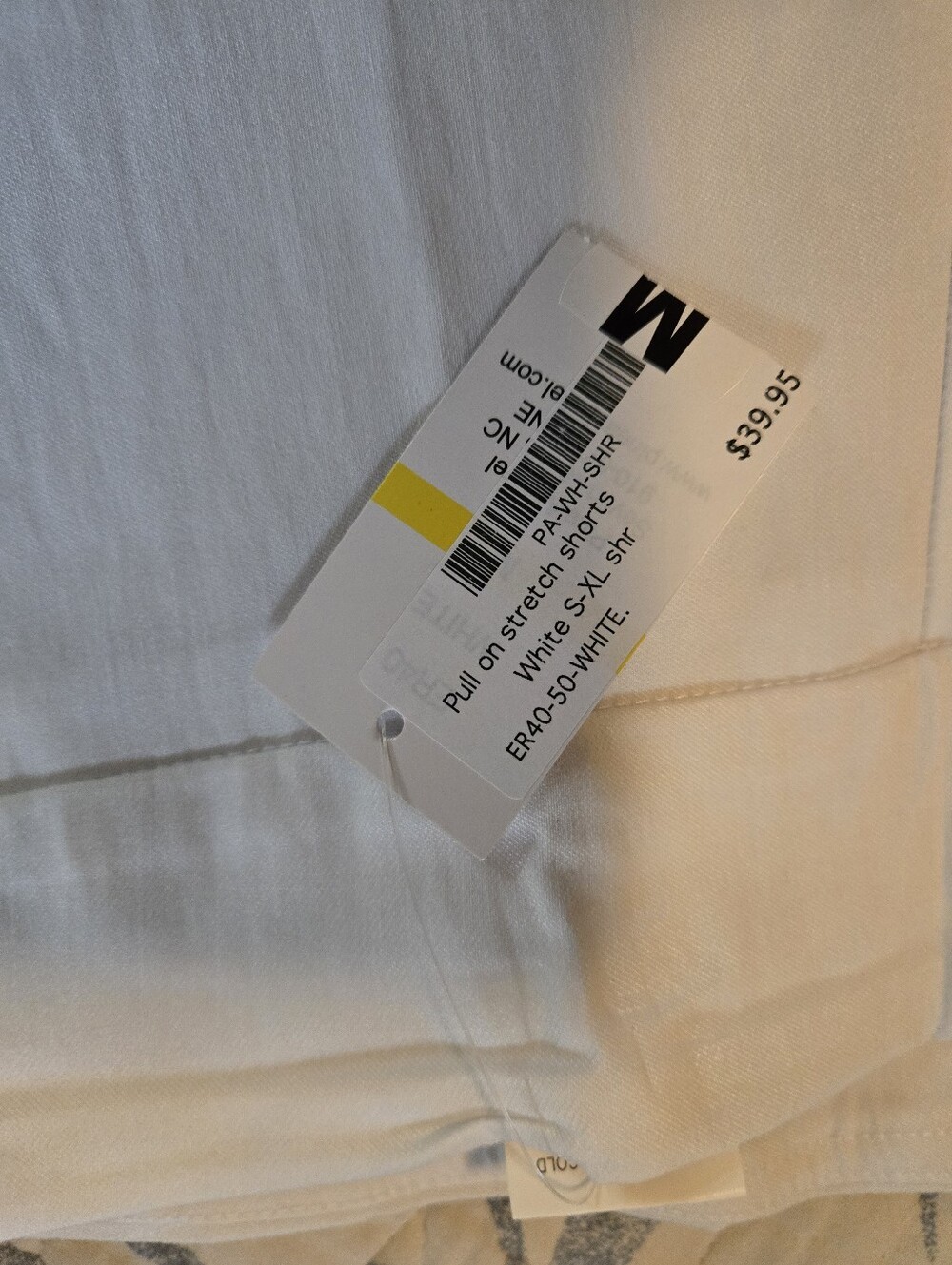 Bundle 2 Pairs Eric Casual Classic Women's Pull-On Shorts — White and Black - Picture 5 of 15